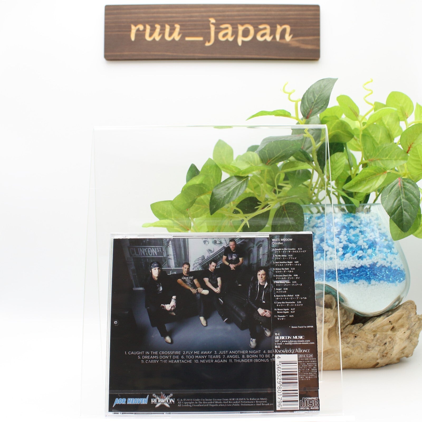New WHITE WIDDOW Crossfire + 1 JAPAN CD Tiger Tailz Australia Melodious
