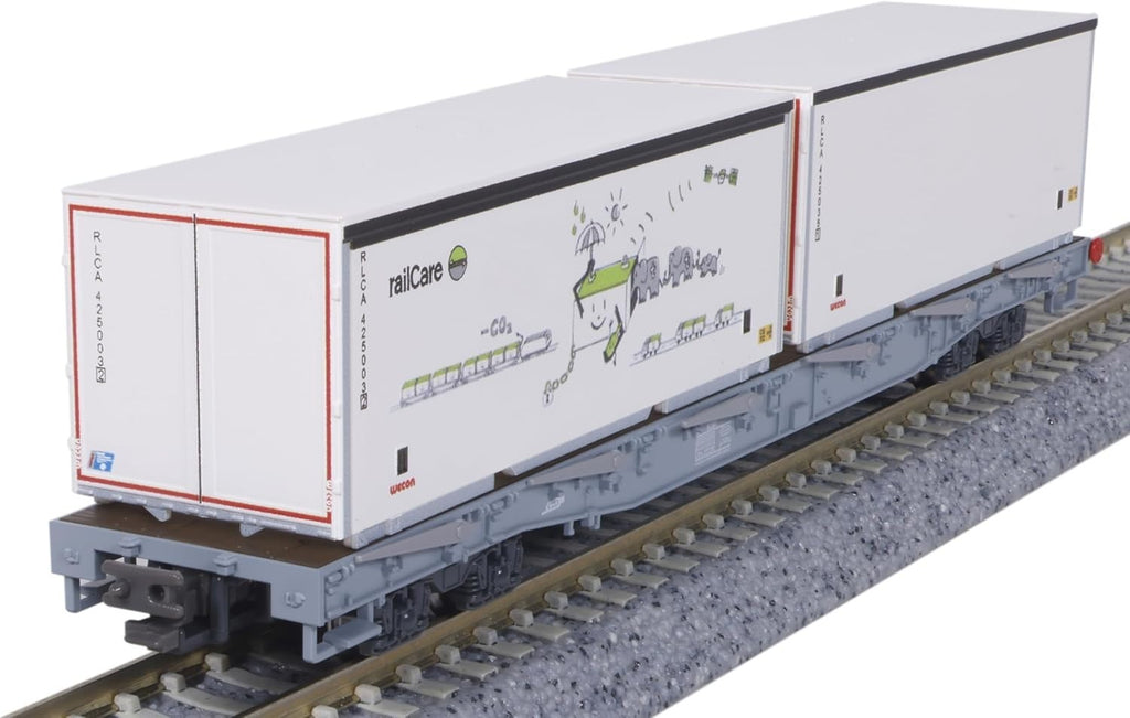 Kato RhB Rw Bogie Stake Wagon Set (4) w/Container Load VI K10-1892 N Gauge NEW