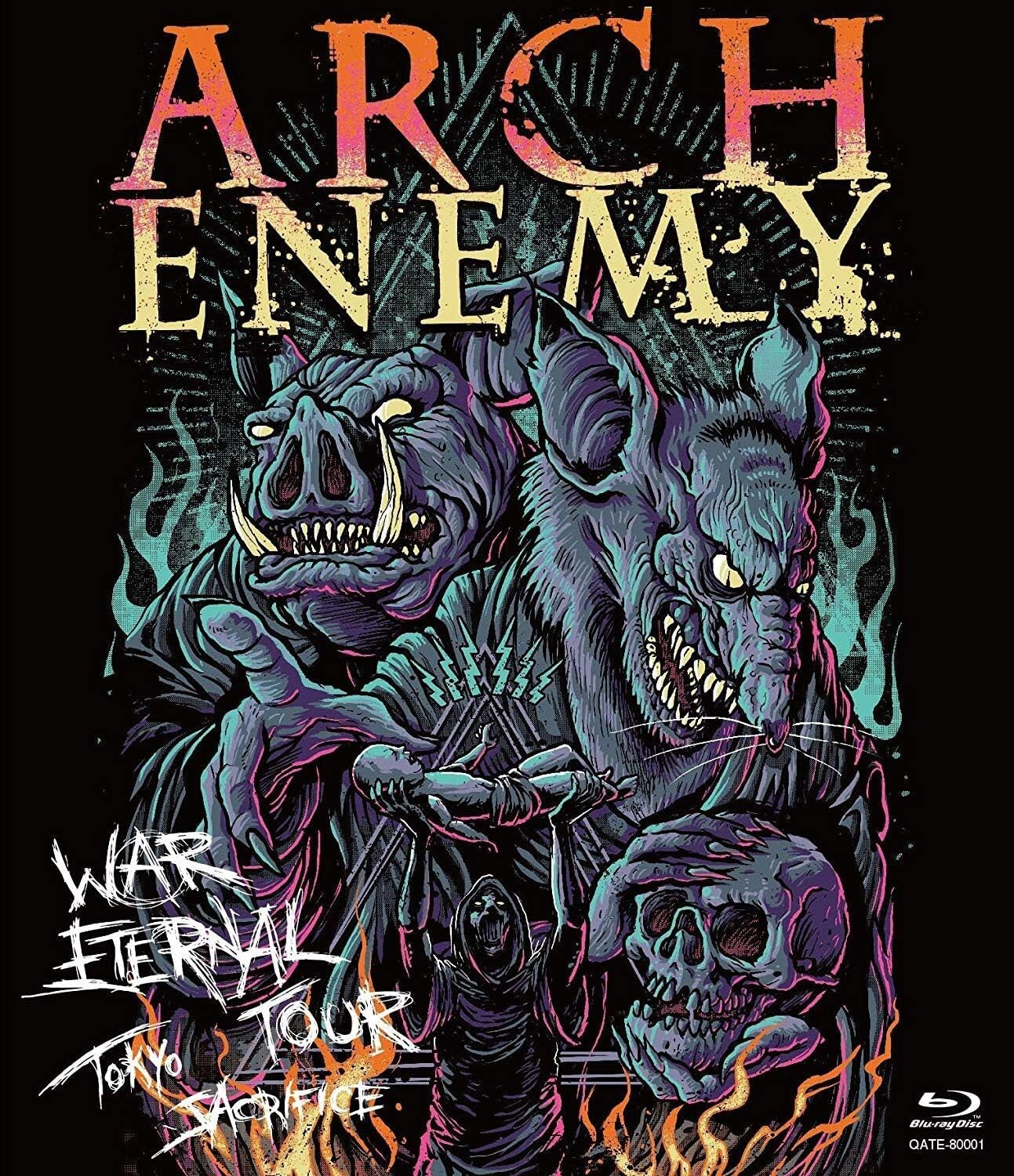 ARCH ENEMY WAR ETERNAL TOUR TOKYO SACRIFICE Blu-ray Japan QATE-80001 new
