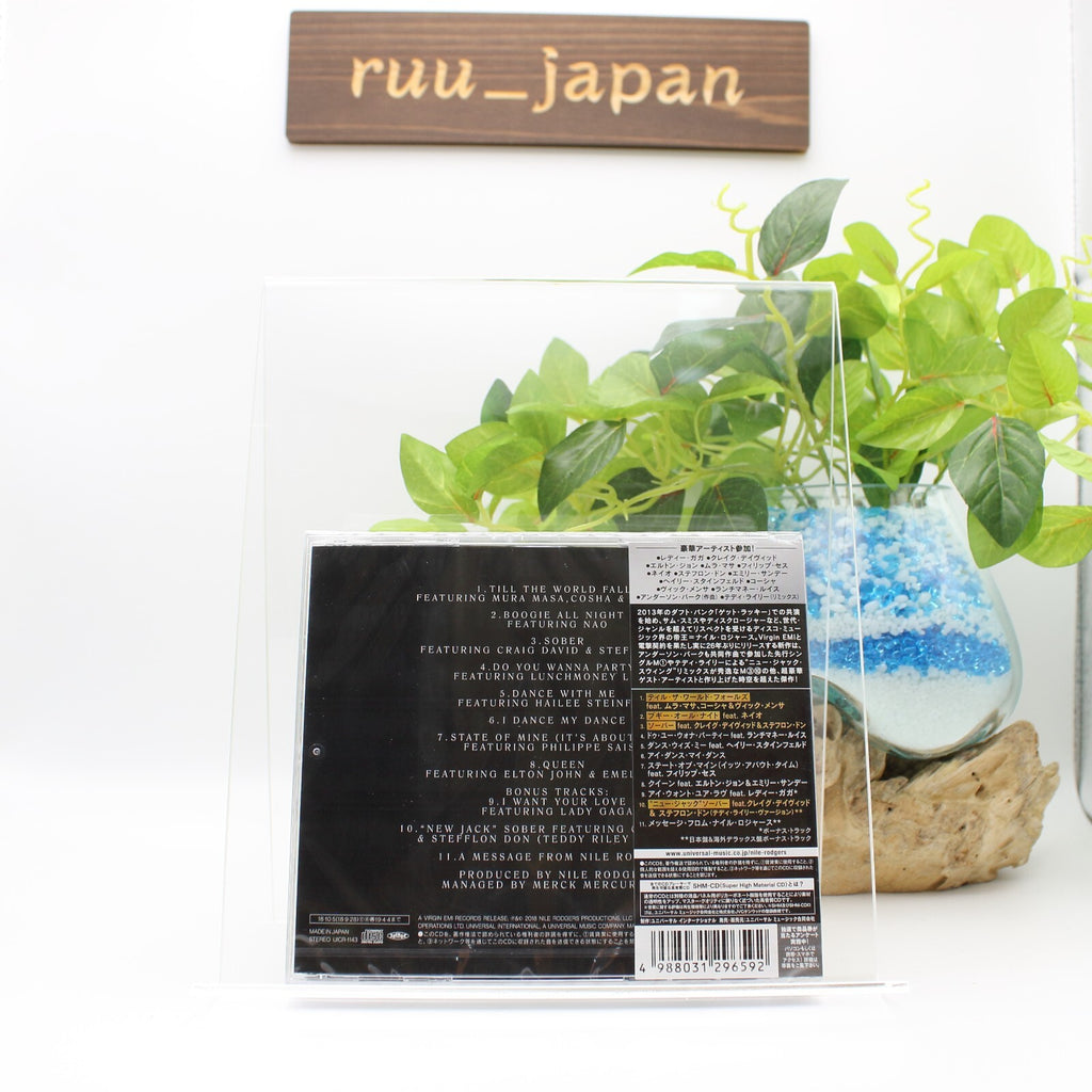New 2018 JAPAN SHM CD NILE RODGERS & CHIC IT’S ABOUT TIME WITH BONUS TRACKS