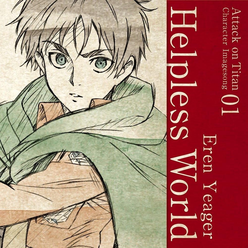 New OST-ATTACK ON TITAN Eren Yeager Helpless World Yuki Kaji CD JP