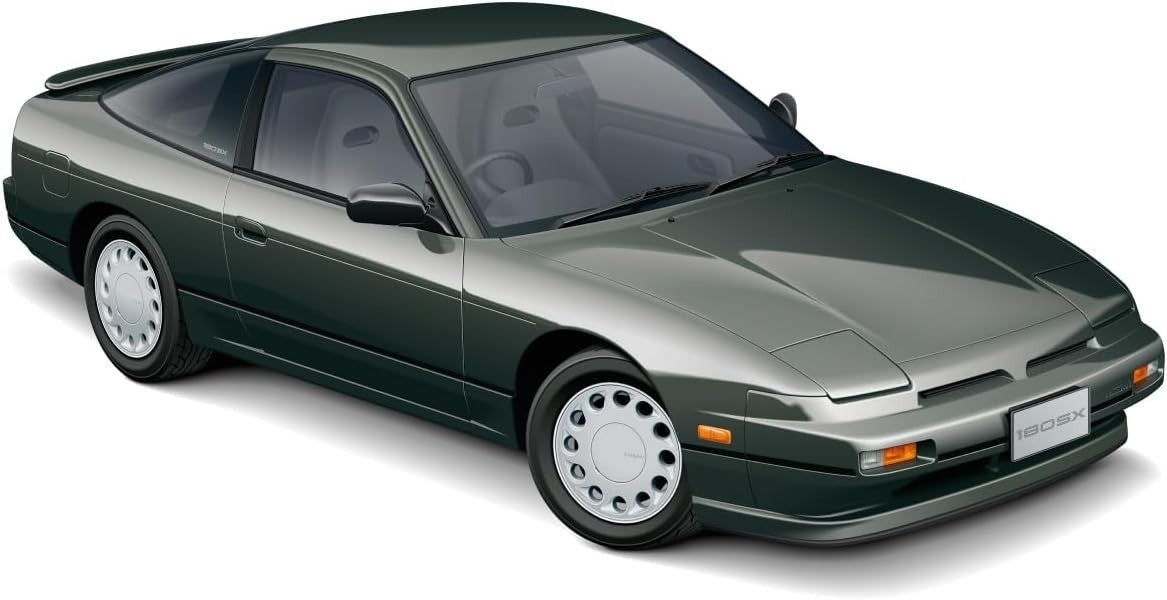 Aoshima Nissan RS13/RPS13 180SX Type II ‘89/’91 1:24 Scale Model Kit NEW