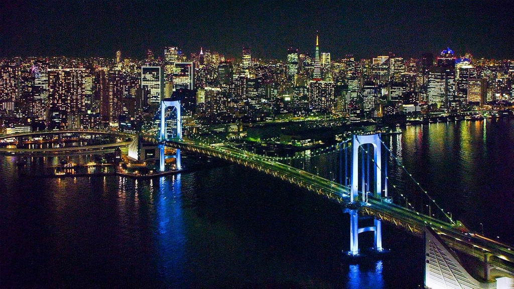 8K Aerial Night View SKY WALK TOKYO/YOKOHAMA 4K/HDR 4K Ultra HD Blu-ray NEW