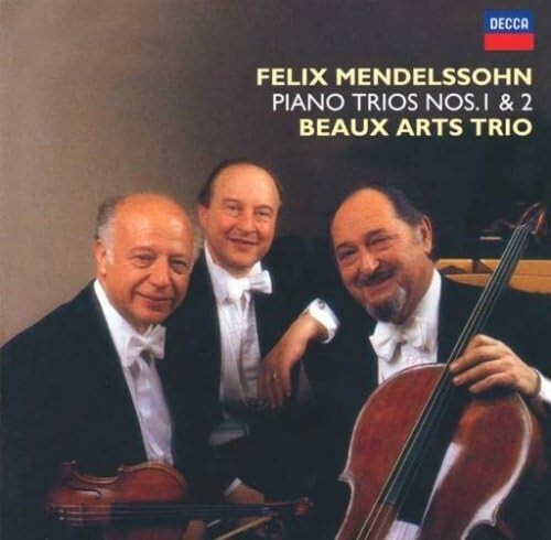 New Beaux Arts Trio-FELIX MENDELSSOHN : PIANO TRIOS NOS 1&2-JAPAN CD