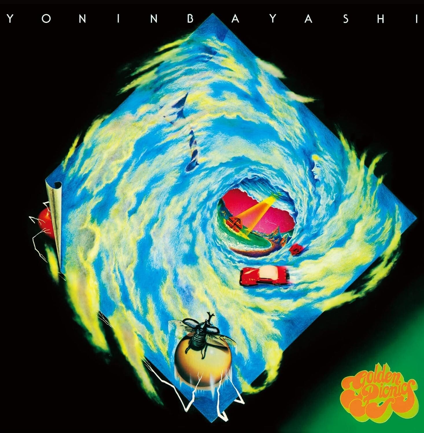 New Yonin Bayashi / Golden Picnics 1976 Clear Green Vinyl LP Japan Limited