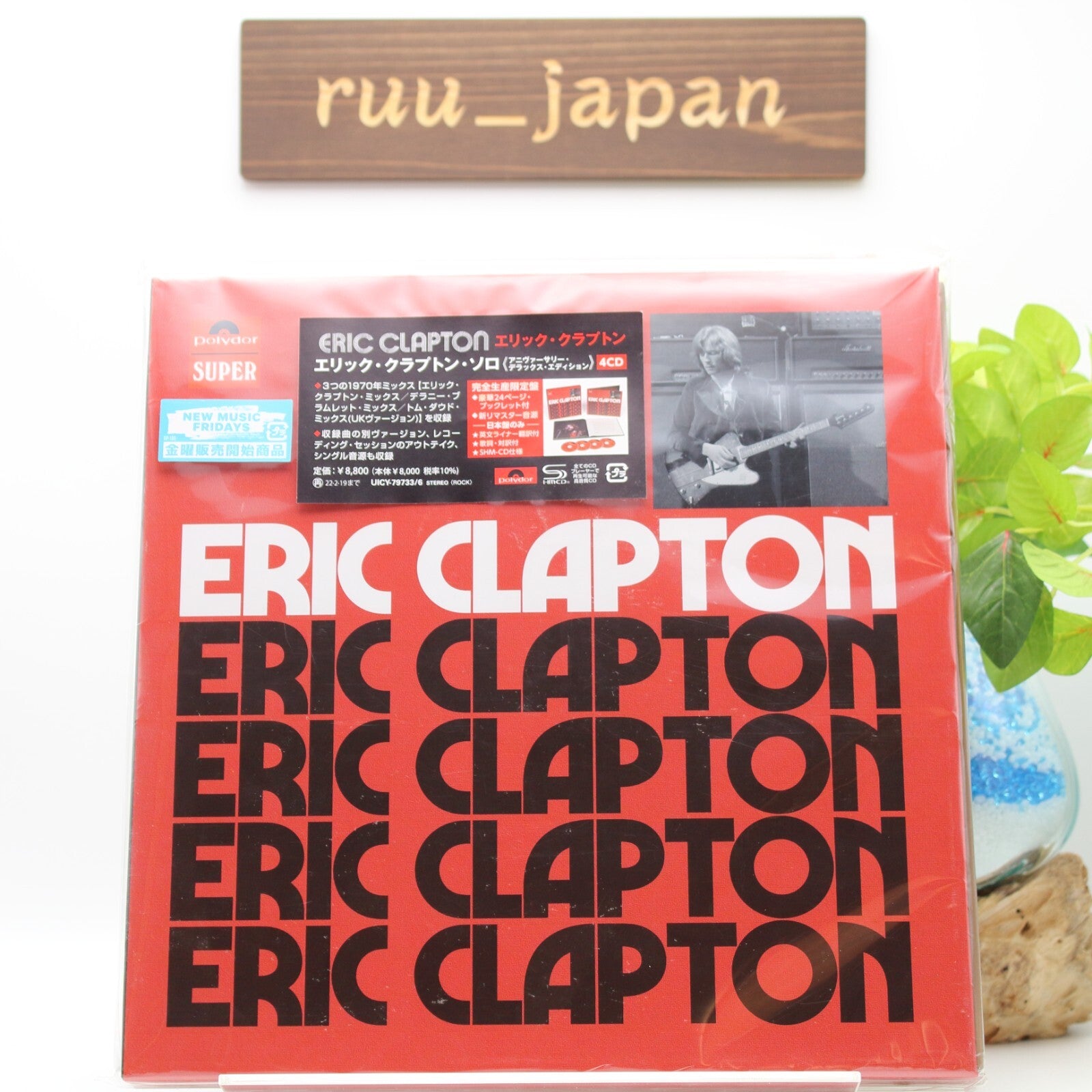 New ERIC CLAPTON ST 50TH ANNIVERSARY DELUXE EDITION JAPAN 4 SHM CD
