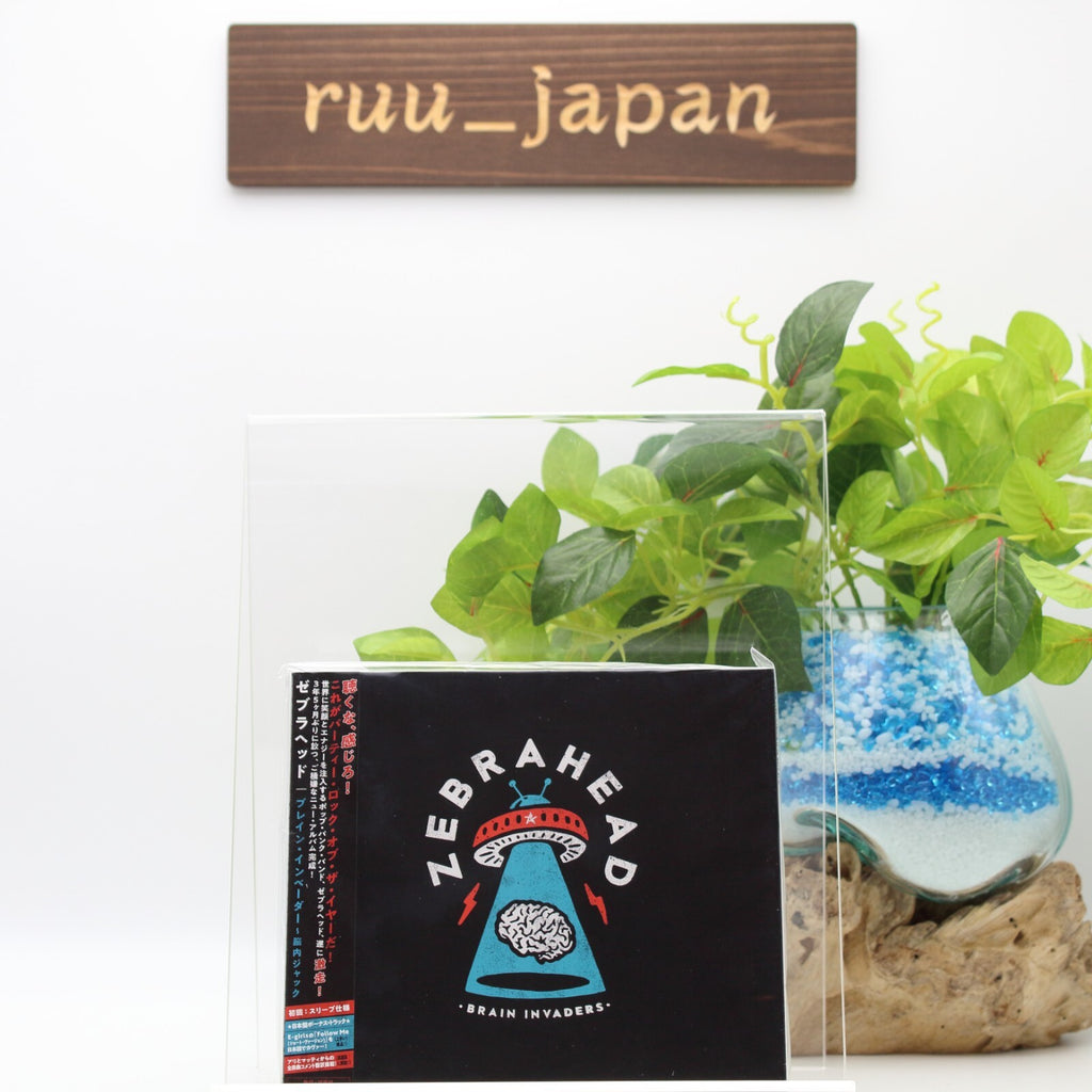 New Zebra Head Brain Invaders Japan Music CD Bonus Track