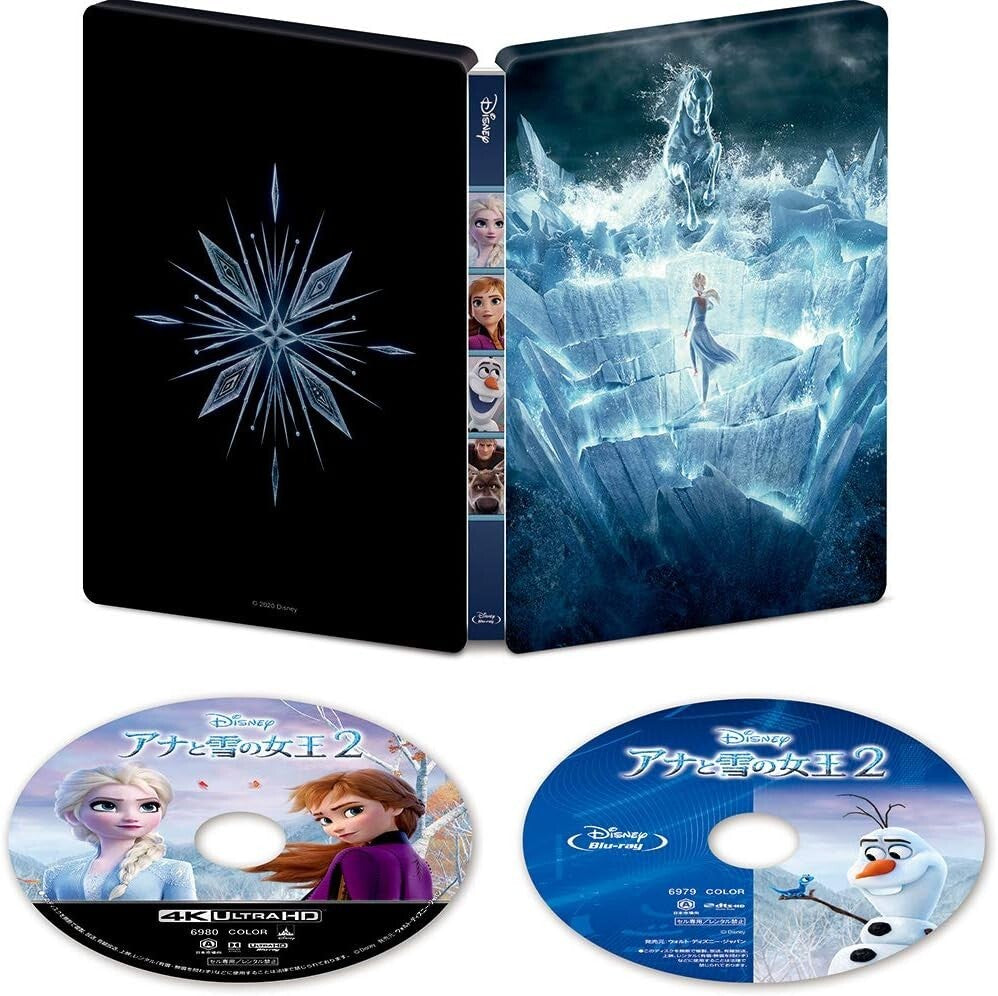 Frozen 2 II 4K ULTRA HD+Blu-ray+MovieNEX+Steelbook From Japan NEW