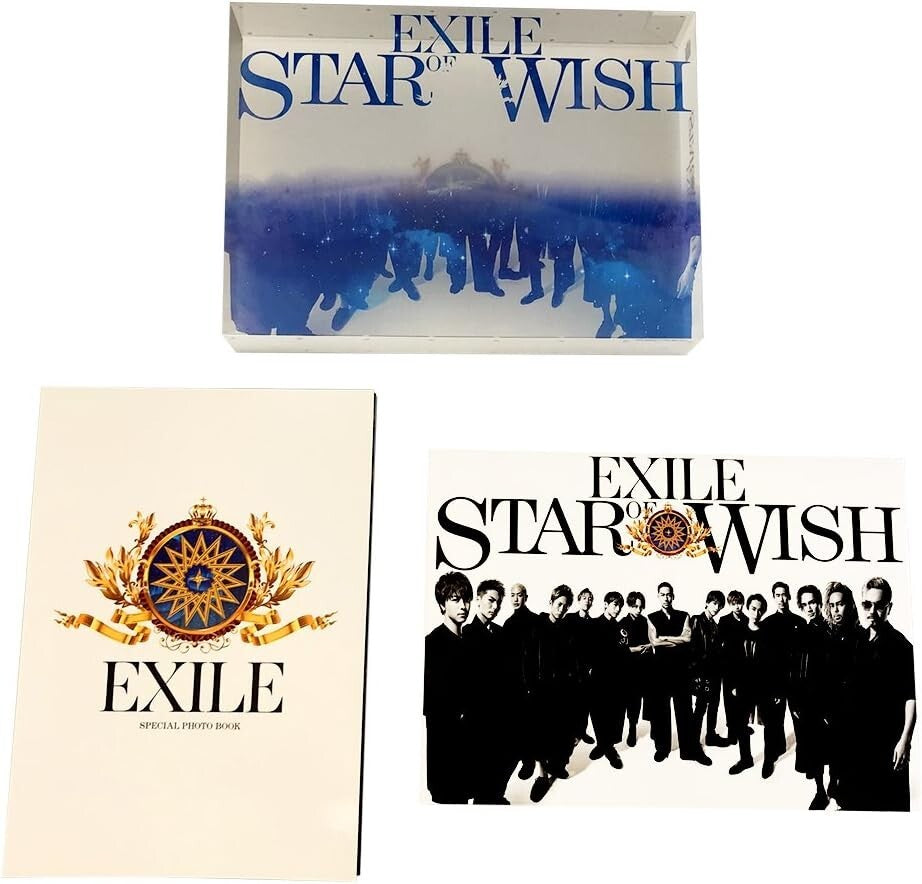 EXILE STAR OF WISH Deluxe Edition CD 3 DVD Photobook Japan New