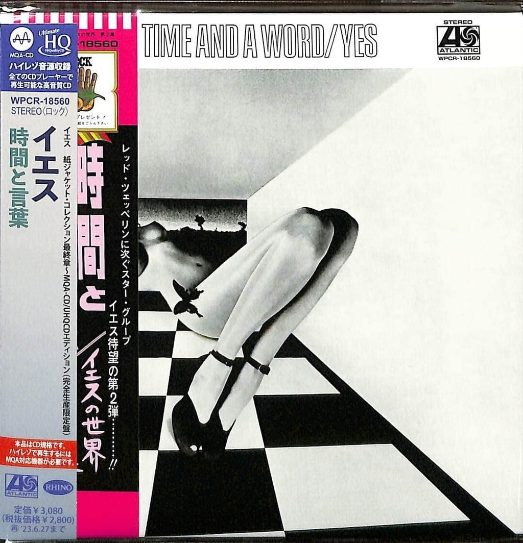 YES Time And A Word 2022 JAPAN MQA UHQ MINI LP CD HI-RES Audio New