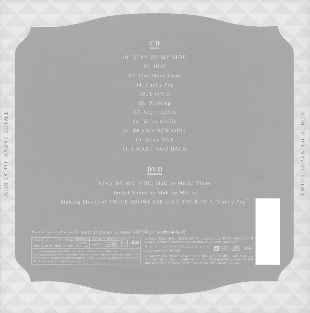 TWICE BDZ Repackage First Limited Edition CD DVD Card Box Japan New