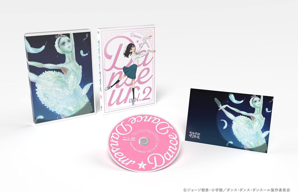 Blu-ray New Dance Dance Danseur Vol.2 First Limited Edition Post Card Japan