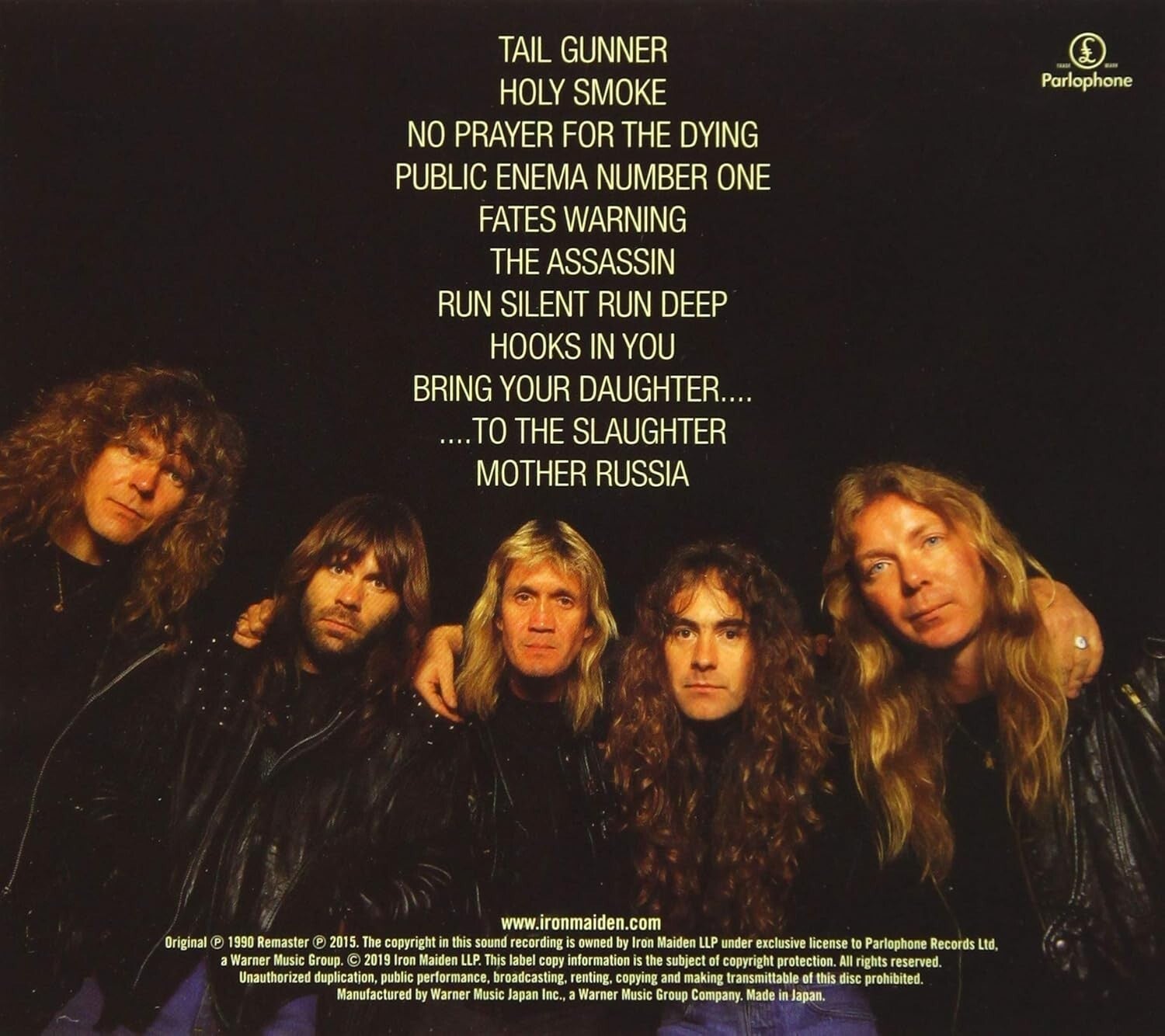New 2015 REMASTER IRON MAIDEN No Prayer For The Dying  JAPAN DIGIPAK CD