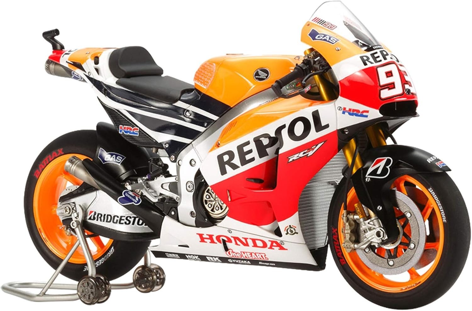 Tamiya 14130 1/12 Scale Model Kit Repsol Honda RC213V 14 GP Champion Marquez JP