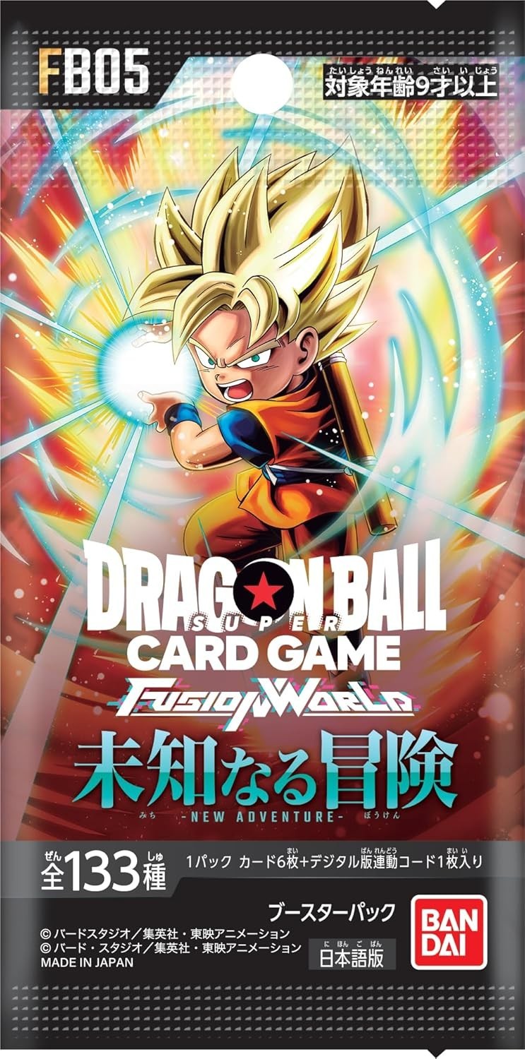 BANDAI Dragon Ball Super Card Game Fusion World New Adventure [FB05] 1BOX NEW