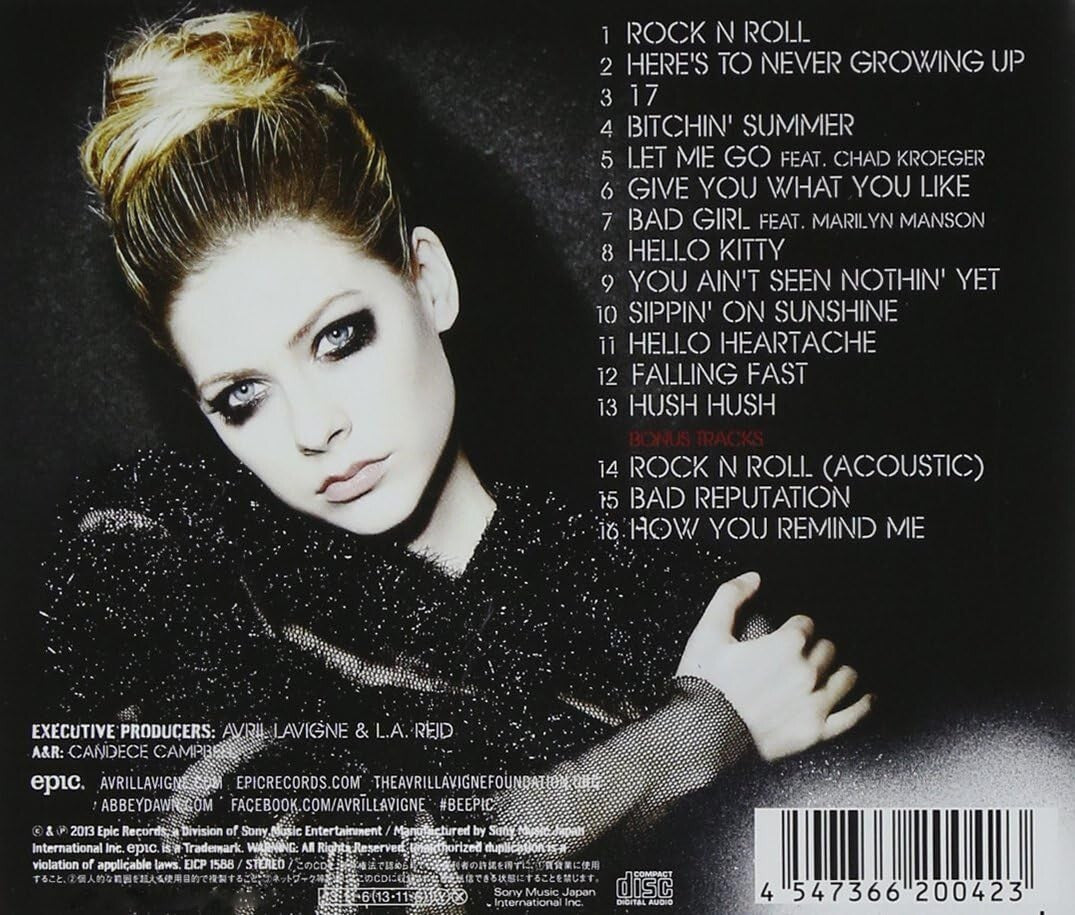 Avril Lavigne CD Avril Lavigne 3 Bonus Tracks From Japan NEW