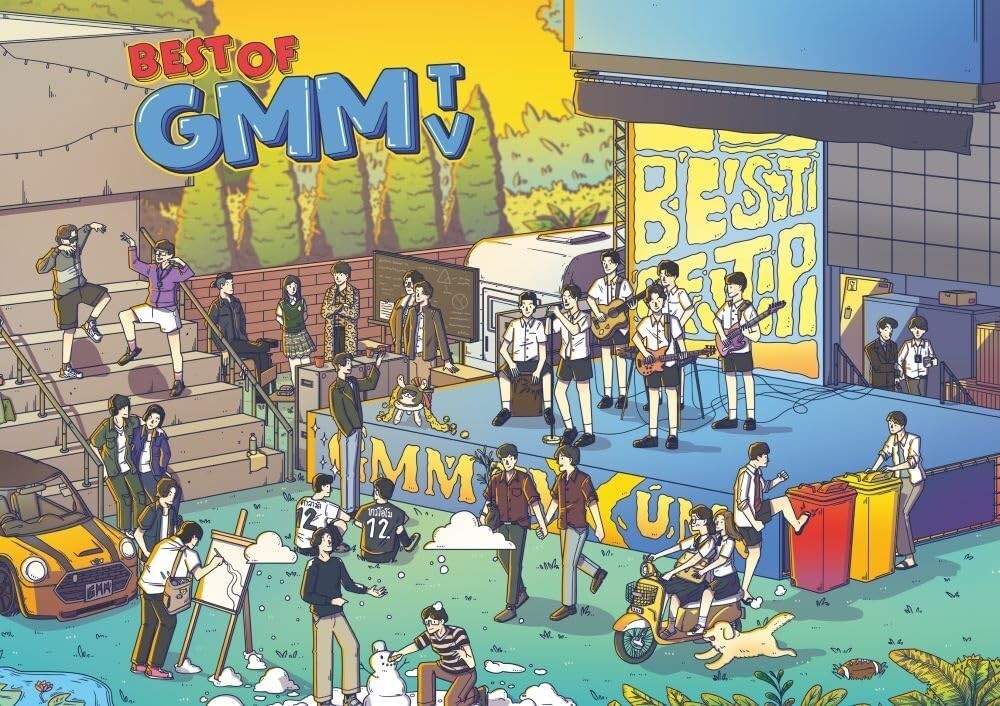 New BEST OF GMMTV Deluxe Limited Edition CD+Blu-ray+Potobook+3 Cards+Poster