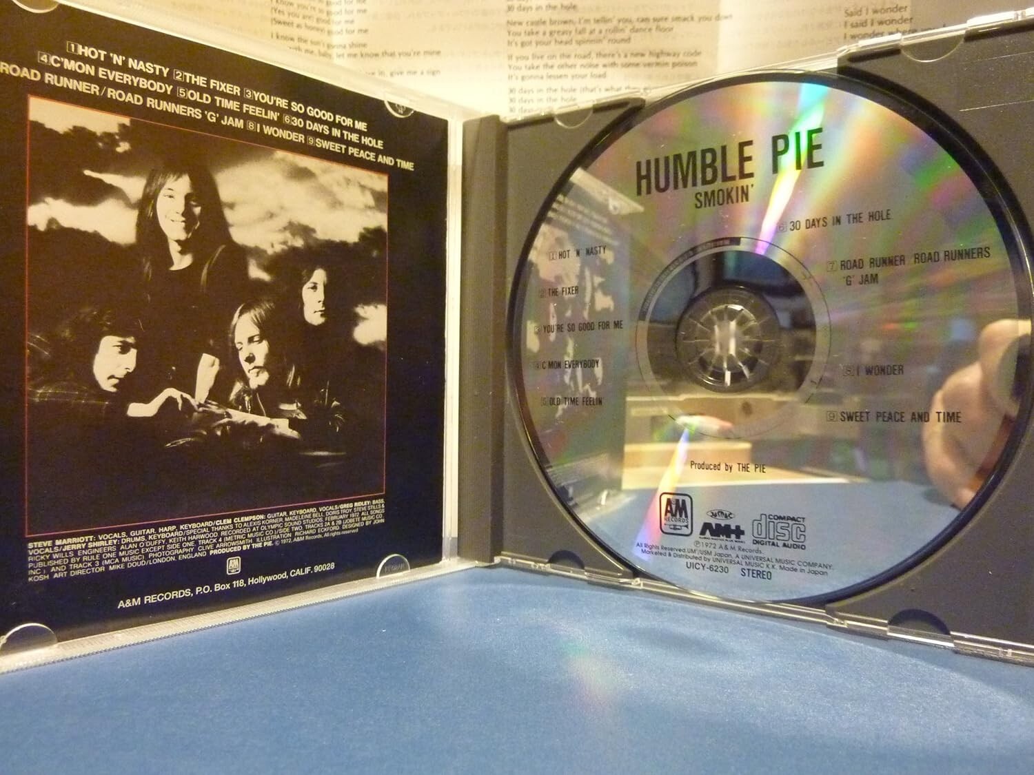 New Humble Pie CD(SHM-CD)  Smokin