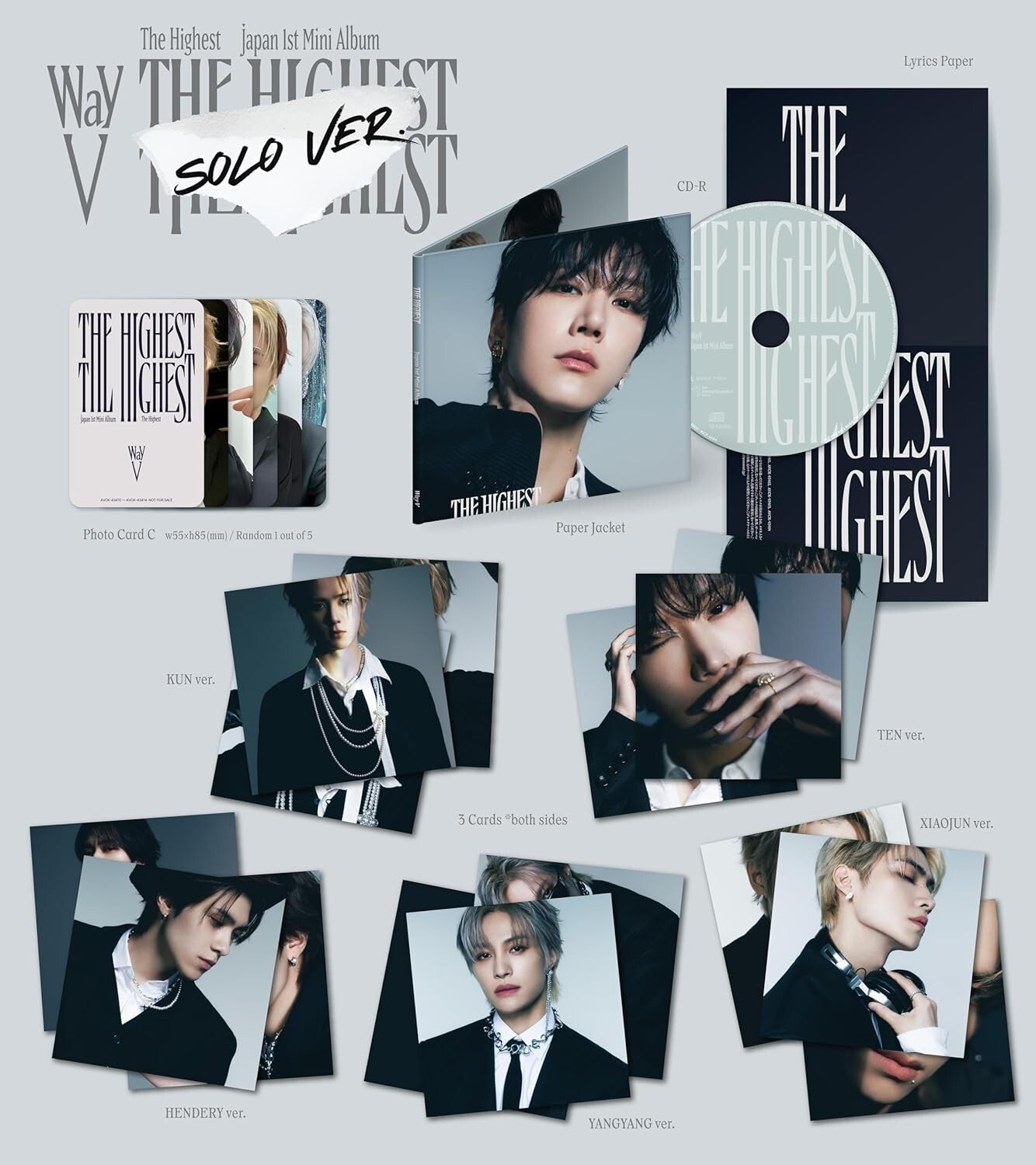CD New WayV The Highest Limited Edition KUN Ver. CD Japan Debut Mini Album