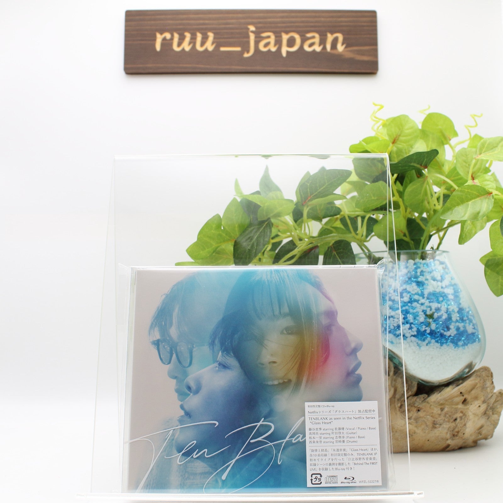 CD New TENBLANK Glass Heart First Limited Edition CD Blu-ray Japan