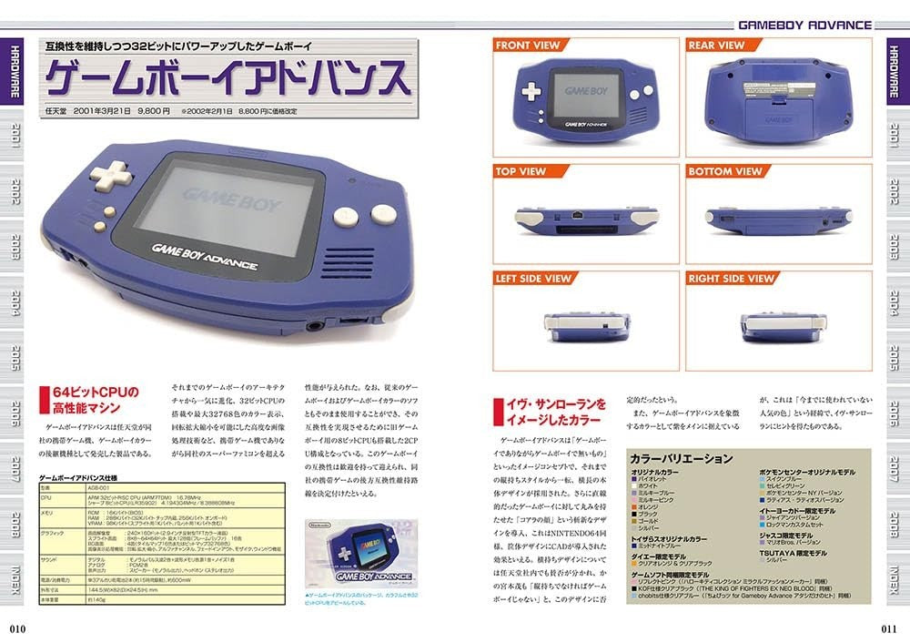 [Special version] Game Boy Advance Perfect Catalog (G-Mook) NEW