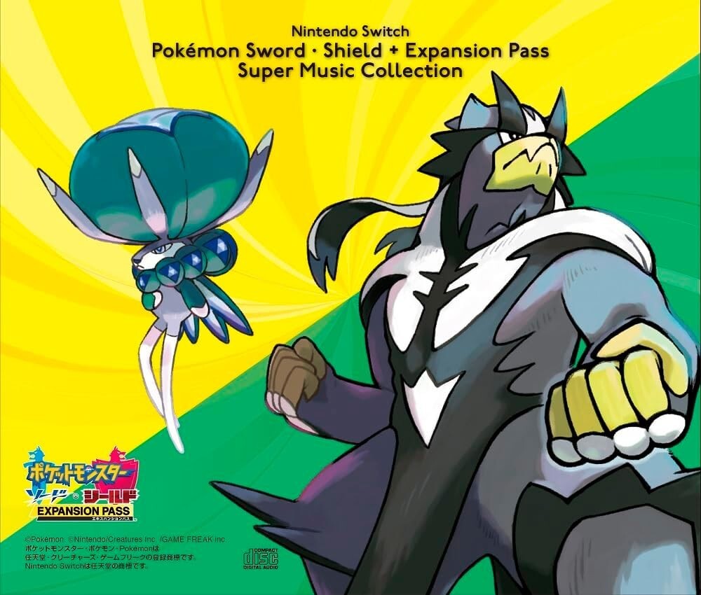 Pokemon Sword Shield + Expansion Pass Super Music Collection CD Game OST New