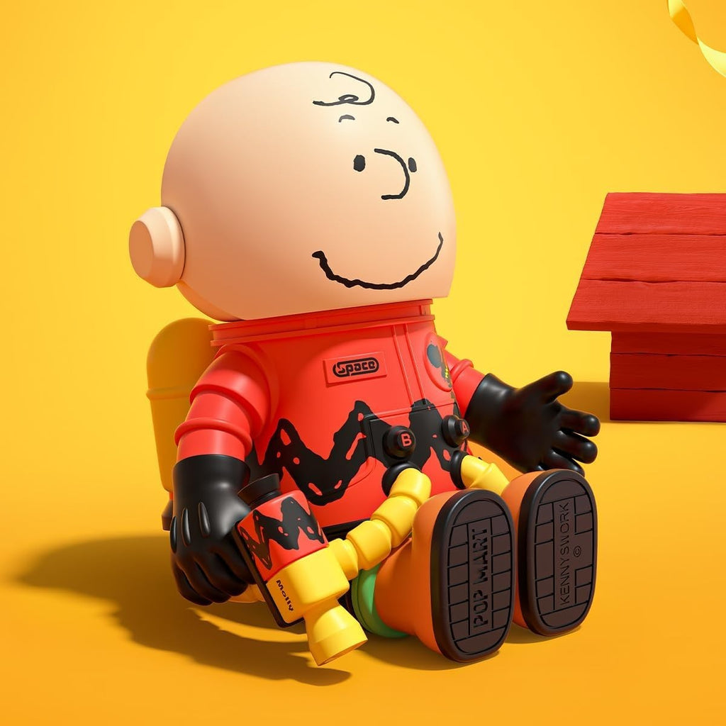 POP MART MEGA SPACE MOLLY 100% Charlie Brown Snoopy NEW
