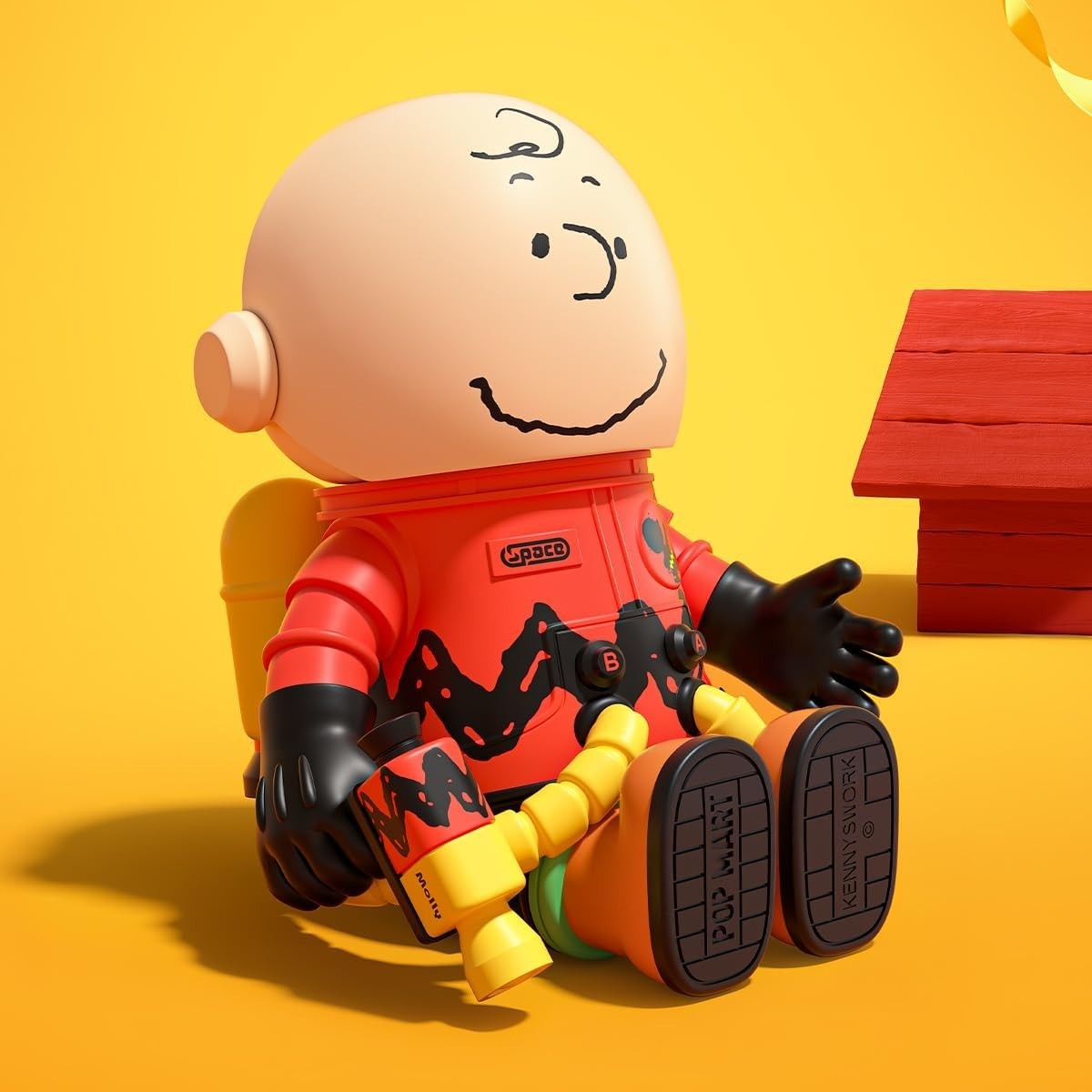 POP MART MEGA SPACE MOLLY 100% Charlie Brown Snoopy NEW