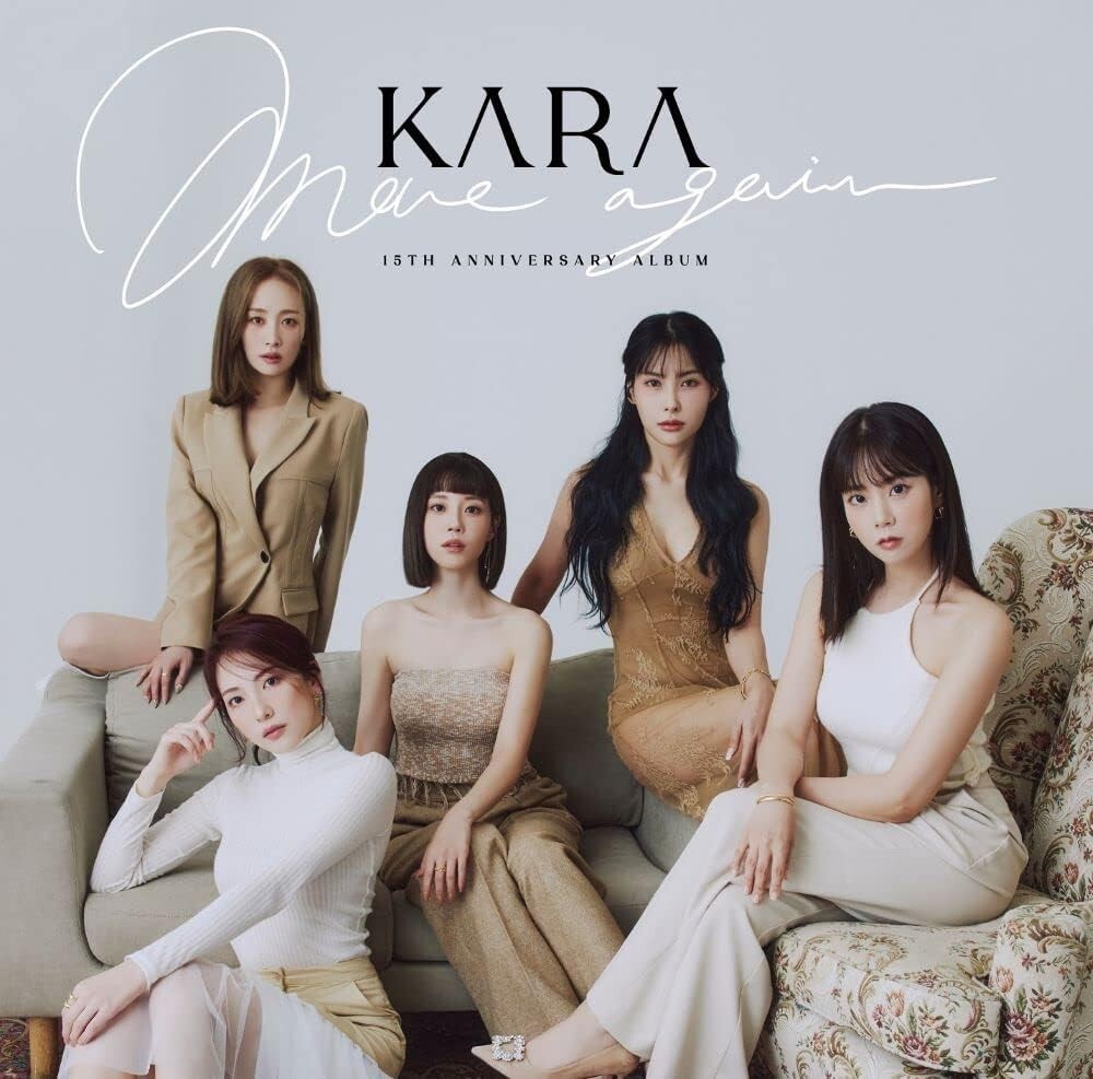 MOVE AGAIN KARA 15TH ANNIVERSARY ALBUM 2CD+1PHOTOCARD First press Japan Edition