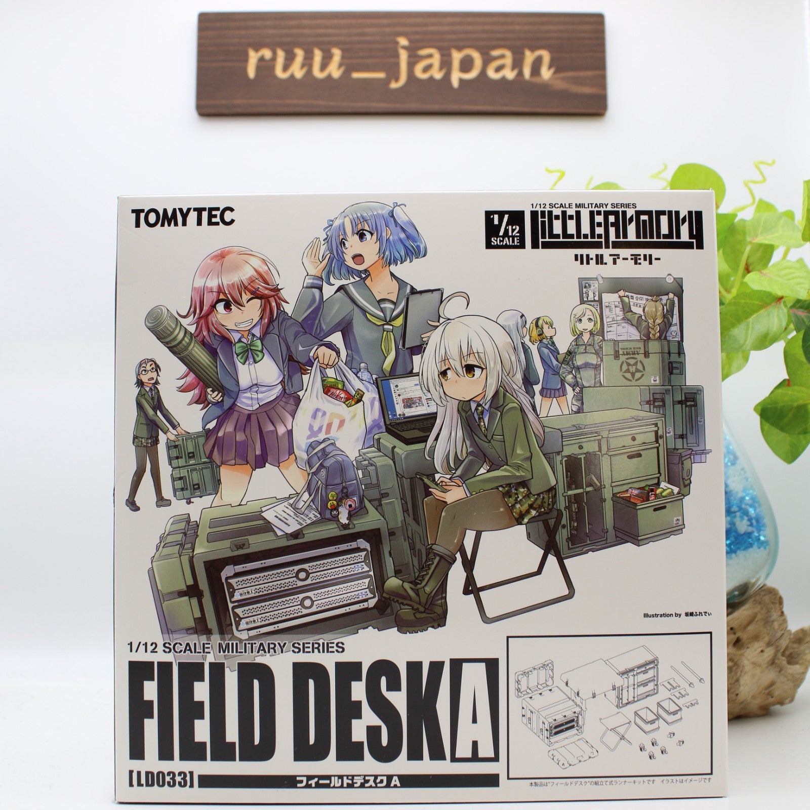 TOMYTEC Little Armory LD033 Field Desk A Plastic Model Kit 315377 NEW