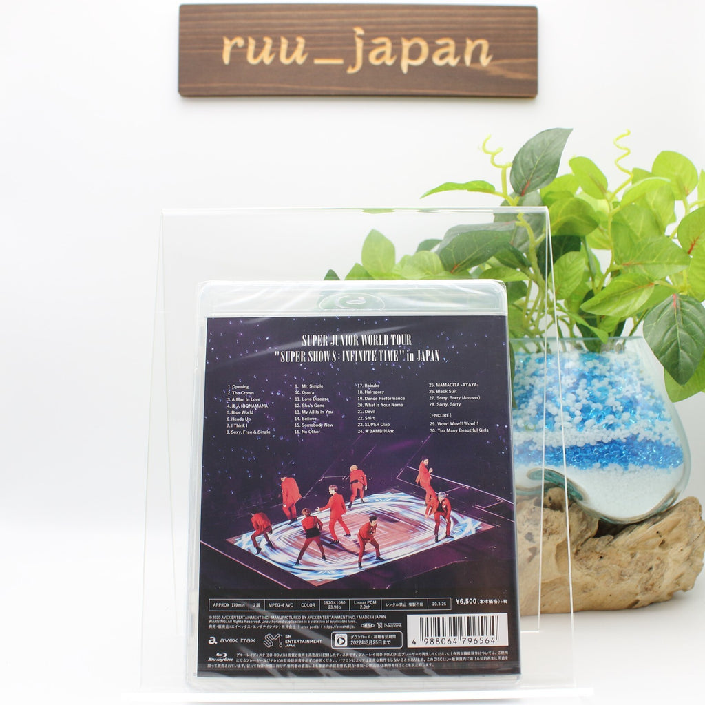 SUPER JUNIOR WORLD TOUR SUPER SHOW 8 INFINITE TIME in JAPAN Blu-ray New