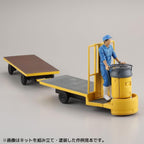 Kaiyodo Art Plastic ART PLA Zookeeper and White Rhino Set Unpainted New