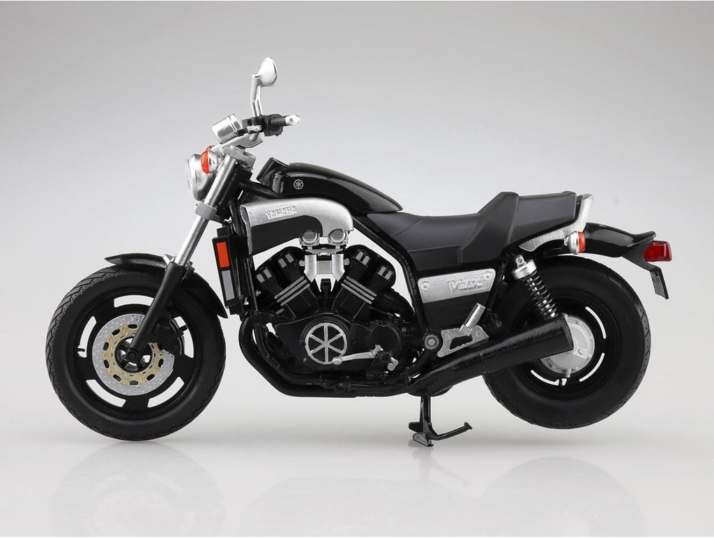 Aoshima Yamaha Vmax Black2 1:12 Scale Diecast Bike NEW