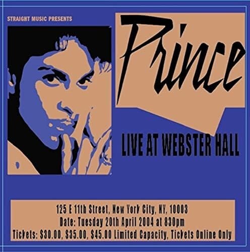 PRINCE -Live At Webster Hall, New York 2004- CD OBI From Japan NEW