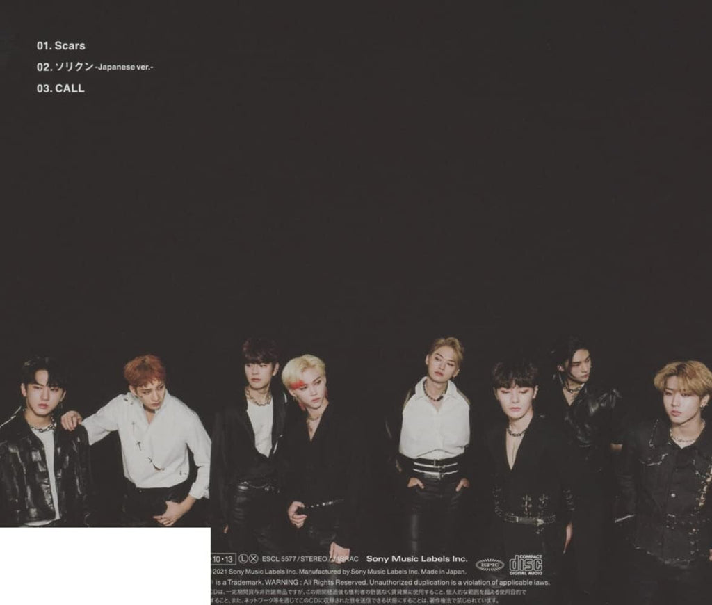 New Stray Kids Scars Thunderous Japanese ver. CD  (Normal Edition)