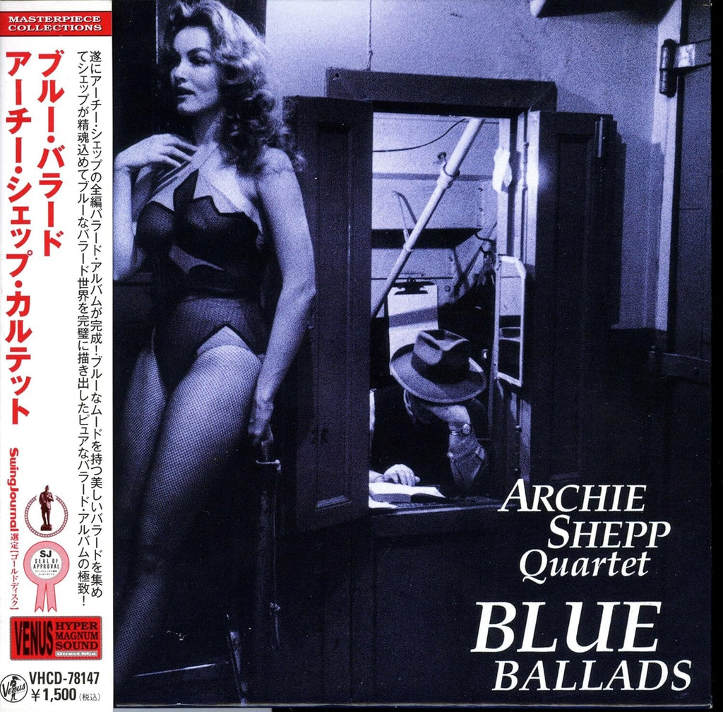 Archie Shepp Quartet Jazz Blue Ballads Paper Sleeve OBI CD From Japan NEW