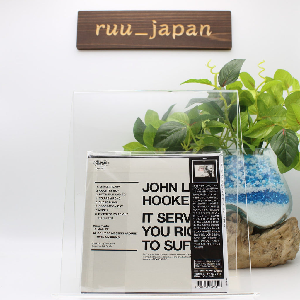 New JOHN LEE HOOKER It Serve You Right To Suffer Bonus Track JAPAN MINI LP CD