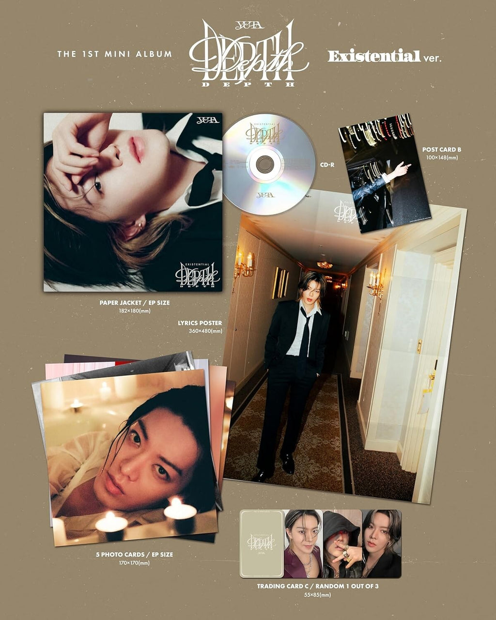New YUTA Depth CD Limited Edition Existential Ver. 1st Mini Album AVCK-43453
