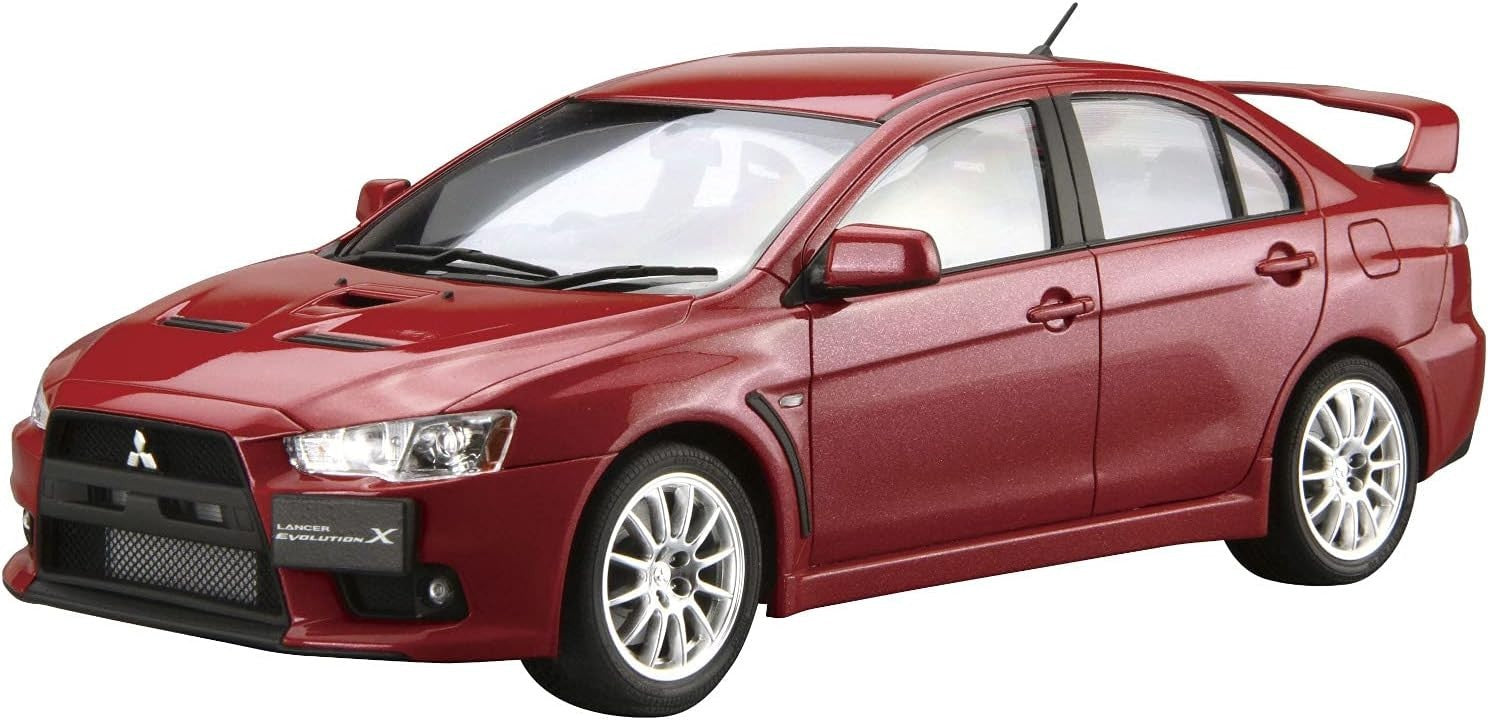 Aoshima Mitsubishi CZ4A Lancer Evolution X Final Edition 15 1:24 Scale NEW