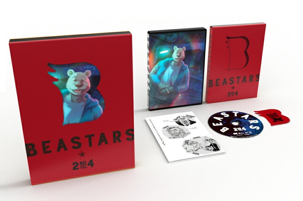 Blu-ray New BEASTARS 2nd Vol.4 First Limited Edition Blu-ray Booklet Japan