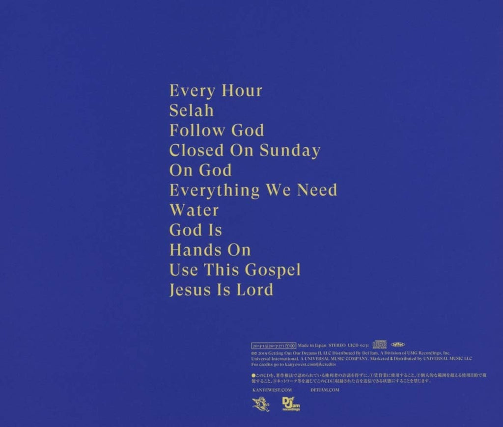 Kanye West Jesus Is King CD Japan Limited Edition OBI UICD-6231 NEW