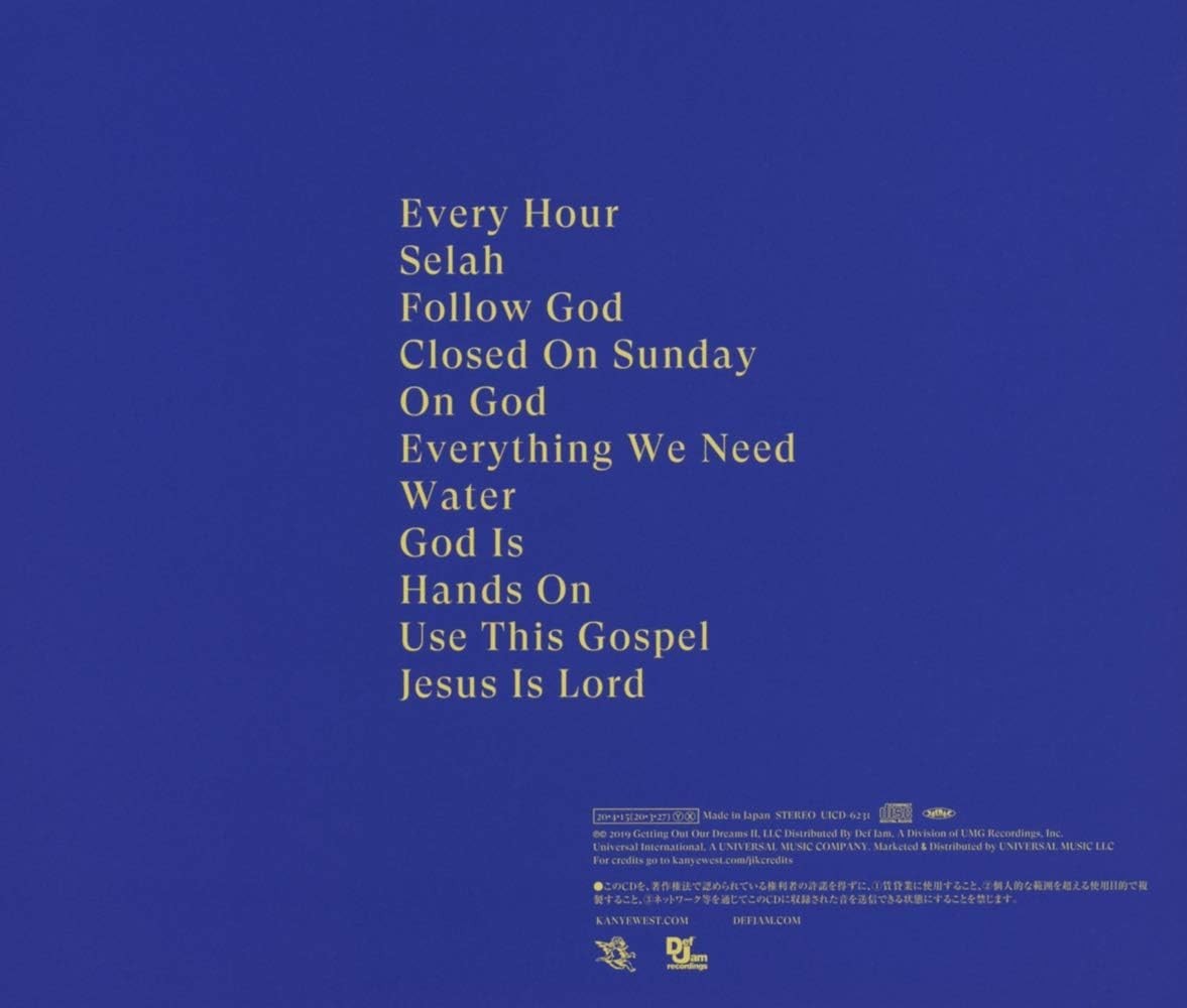 Kanye West Jesus Is King CD Japan Limited Edition OBI UICD-6231 NEW