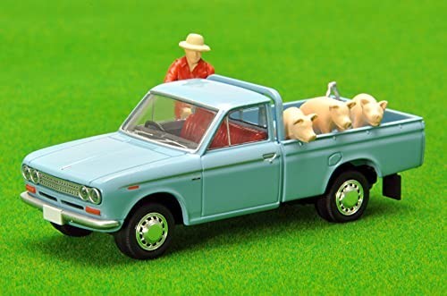 Tomica Limited Vintage 1/64 LV-195b Datsun Truck 1500 Deluxe Light Blue with New