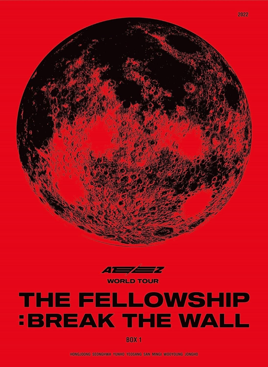 ATEEZ WORLD TOUR [THE FELLOWSHIP : BREAK THE WALL] BOX 1 DVD Photobook Japan NEW