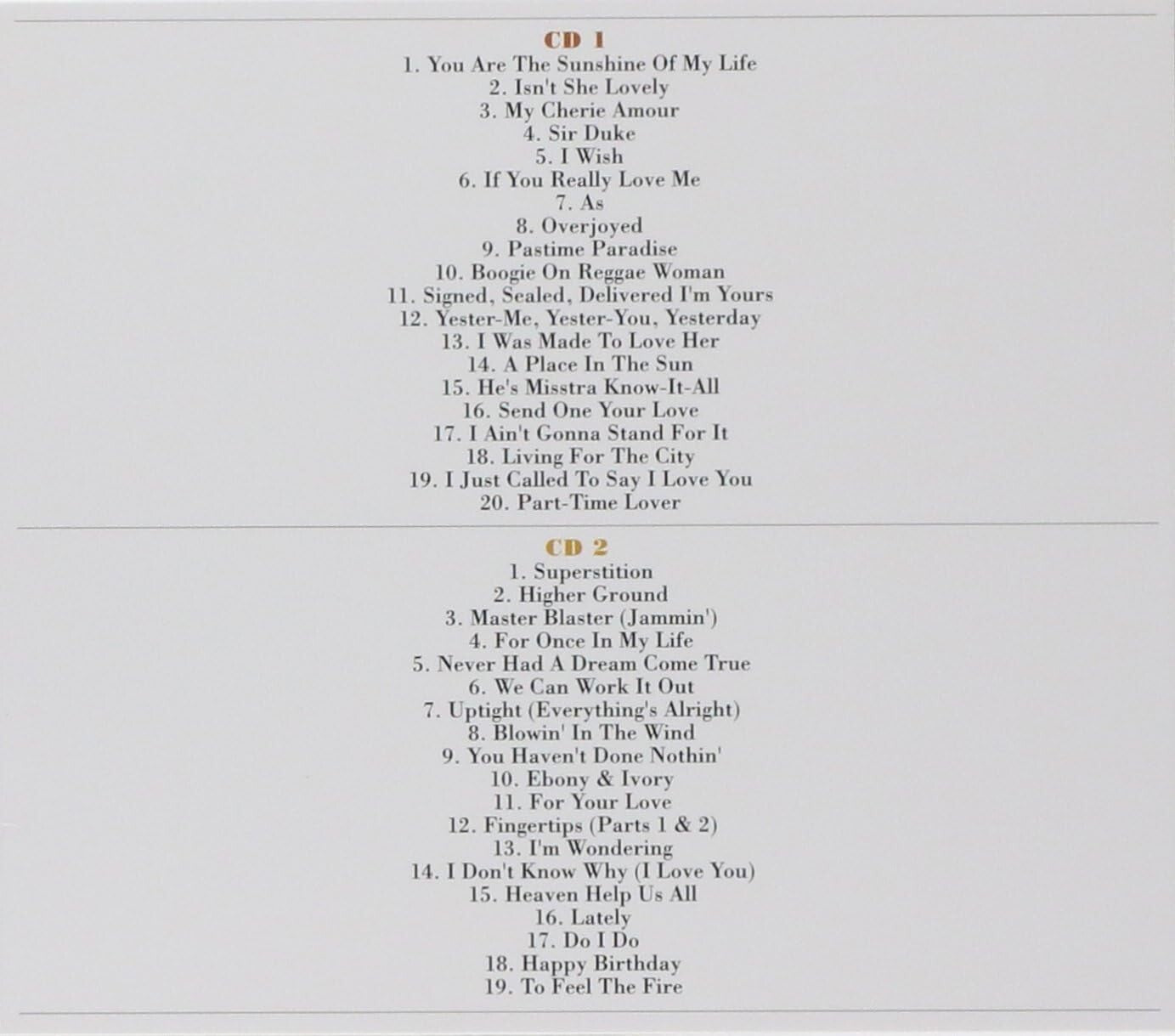 New STEVIE WONDER-THE DEFINITIVE COLLECTION-JAPAN 2 CD Ltd/Ed