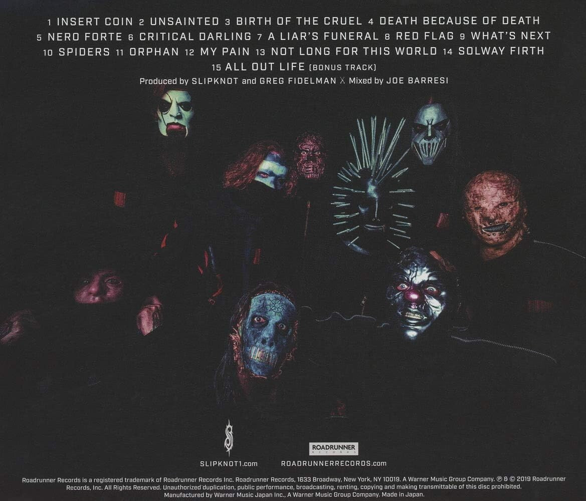 2019 SLIPKNOT WE ARE NOT YOUR KIND WITH BONUS TRACK JAPAN CD NEW