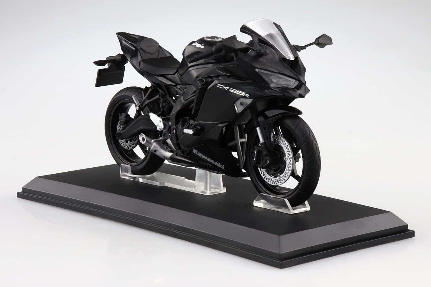 Aoshima Kawasaki Ninja ZX-25R (Metallic Spark Black) 1:12 Scale Diecast Bike NEW