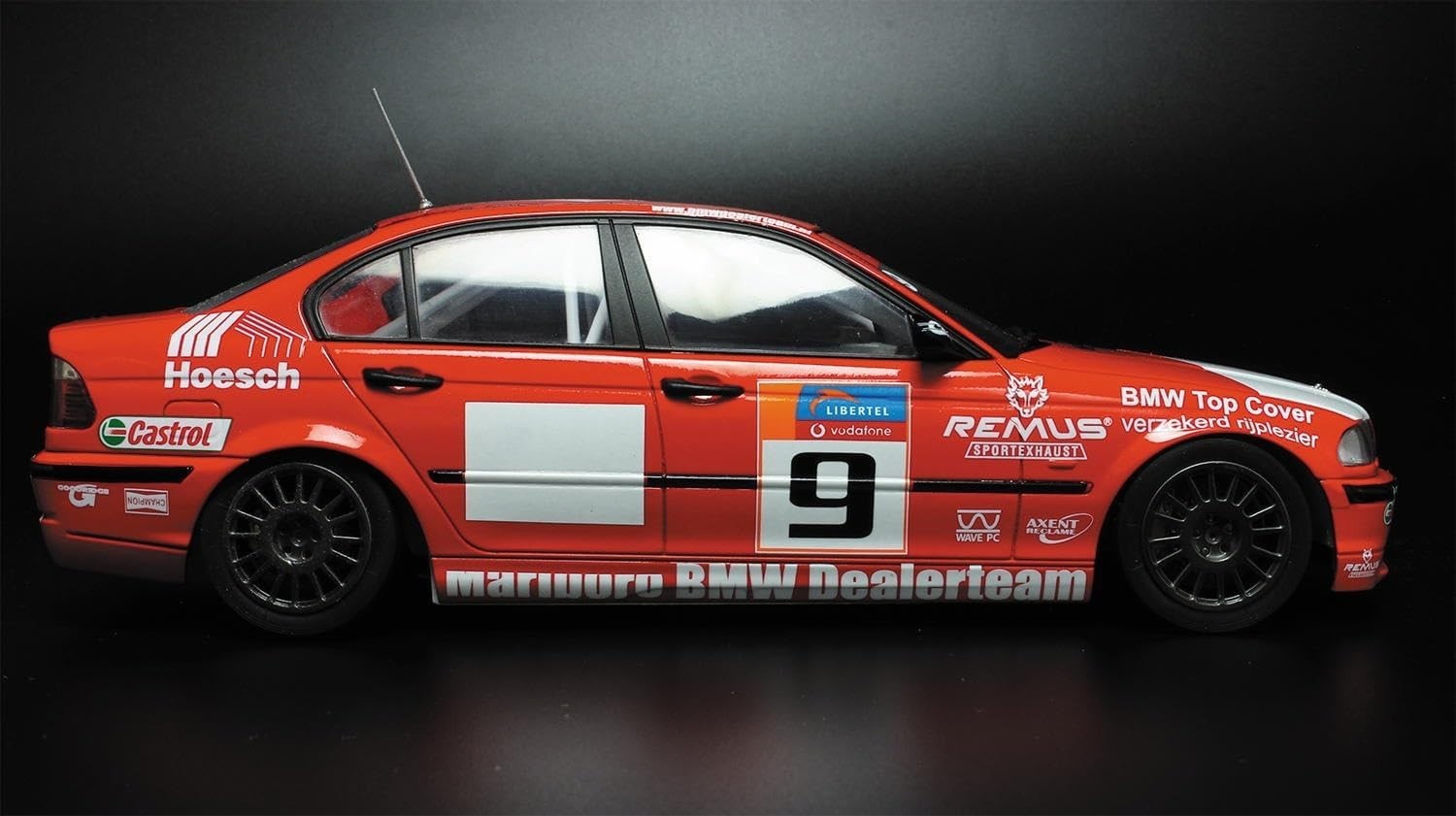 PLATZ/NuNu 1/24 Racing Series BMW 320i E46 DTCC 2001 Winner Plastic Model NEW