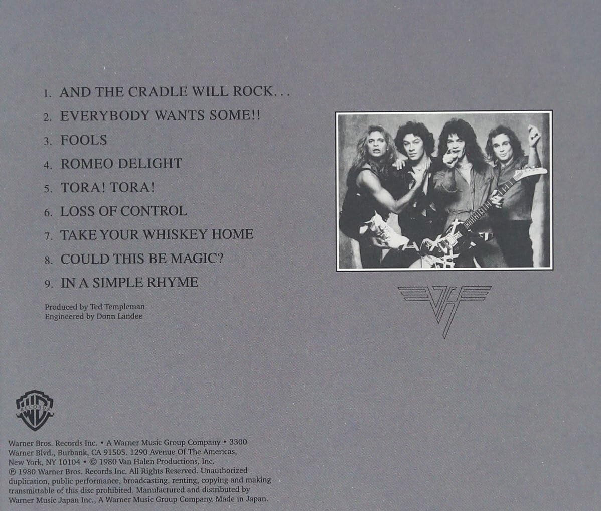 VAN HALEN - Women and Children First - Japan CD - 2016 Forever Young NEW