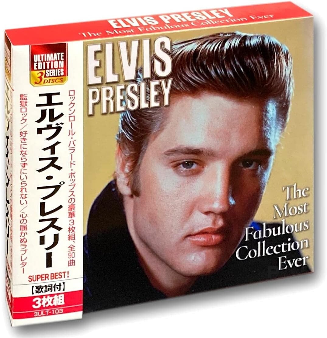 Elvis*Best Hits in Japan Japan limited song selection Elvis Presley 3 CD set NEW